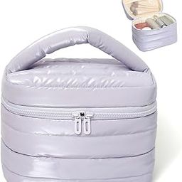 Large Size 9.5 x 9 x 6 inches Multifunctional Hanging Travel Toiletry Bag Makeup Organizer Cosmetic Case - Storage Travel Kit Fashion Toiletry Bag Bathroom Bag for Men and Women (Blue)-image-79