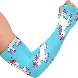 Cooling Arm Sleeves for Men Women UV Sun Protection Arm Covers Cartoon Animals Cute Compression Sleeves Sports Football Golf Cycling-image-89