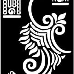 Temporary Tattoowala Ready to Apply Mehndi Stencil Kit for Learning and Expressive Art-12