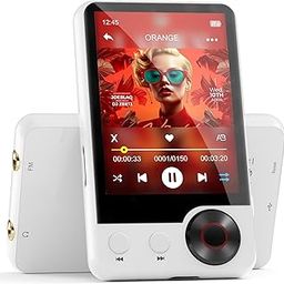 128GB MP3 Player with Upgrade Bluetooth 5.3, Portable High Fidelity Lossless Music Player, 2.4IN Full Touchscreen MP3 Player with Built-in HD Speaker, Dual Headphone Ports, FM Radio, Recording, E-Book-image-26