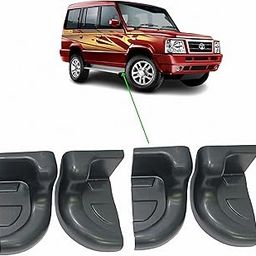 MODIFIED AUTOS Car Door Foot Step Corner Caps | Set of 4 | Durable ABS Plastic Cap for Sumo Victa Gold-9