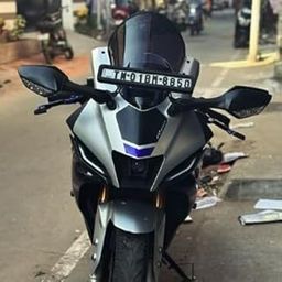 FK Racing® Full Bubble Visor Smoke Black Windshield Wind Deflector Indonesian Type for Yamaha R15 V4 & R15 M-image-71