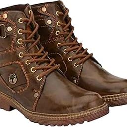 Men's Ankle Length Boots, Firm Grip Soles, Comfortable Fit, Boots for Hiking and Trekking-25