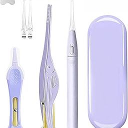MAYCREATE® 3Pcs Ear Cleaner Kit With Metal Storage Box, Earwax Spoon Digger & Tweezers, LED Light Ear Picking Tools Kit for Adults and Kids Ears Cleaning(Batteries Not Included)-image-21