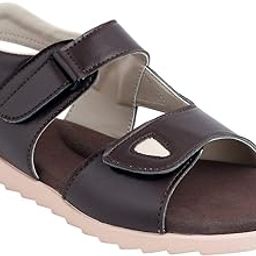 Extra Soft Ortho Care Diabetic & Orthopedic Sandal/Doctor Sandal Footwear with Arch Support Women Brown-image-94
