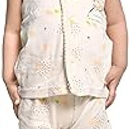 Baby Girls Classic Fit Cotton T-Shirt and Short Set | Light Beige | 2-3 Years | KIDS12654-image-102