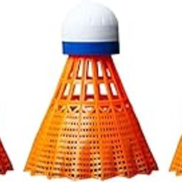 SAZ DEKOR 3Pcs LED Badminton Shuttlecocks Glow in The Dark Birdie Balls Red-image-6