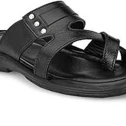 Men's Genuine Leather Slippers | Thong Sandals For Men | Comfortable | Cushioned Insole | Durable | Handmade | All Occasion Slippers-picture-15