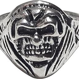Retro Skeleton Ring Fashion Creative Stainless Steel No Fade Finger Rings Men Jewelry-image-100