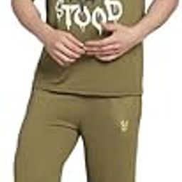 Printed Round Neck Cotton Oversize Half sleeves Co-ord set Tracksuit For Men-P-MACK52845-image-18