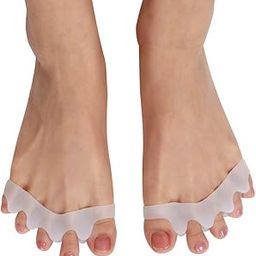 Xalin Silicone Toe Separator For Feet Gel Toe Pads Toe Big Toe Corrector Bunion Toe Straightener Yoga Toe Stretcher Hammer Toe Bunion White-image-29
