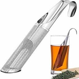 Sliding Tea Strainer Infuser for Loose Tea - Stainless Steel Tea Diffuser for Tea, Coffee, Seasonings, Spices-image-44