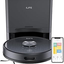 ILIFE T20s Pro Self-Emptying Robotic Vacuum Cleaner with Advanced LDS Navigation, 6500Pa Strong Suction, Simultaneous Vac and Mop, Multi Floor Mapping, Customized Cleaning, Wi-Fi/App, Alexa & GH-image-74