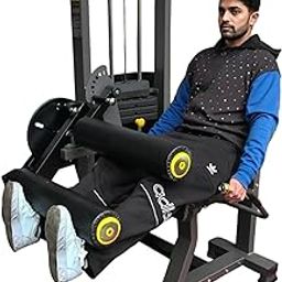 Bodylean Fitness Leg Curl Leg Extension Machine with 80 kg Fibre Stack : Dual-Function Gym Equipment : Delta Series - Ideal for Gym / Leg Injury Cure - Knee Replacement : hamstrings : Glutes-picture-0