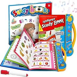 VIVATRA Electronic Educational Musical Phonetic Learning Interactive Children's ABC Letters, Words, Numbers, Shapes, Sound Colorful Talking Book for 0-3 Year Kids-image-87