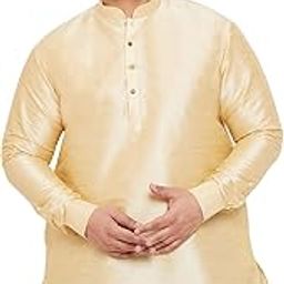 Plus Men's Cream And Maroon Silk Blend Kurta And Dhoti Set_VPLUSMK001nDT007MOTHER-image-1