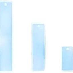Silicone Resin 3pc Bookmark Making Resin Mold DIY Rectangular Design Art Mould for Craft Epoxy Mould 3PC Set Bookmark Making Moulds-image-58