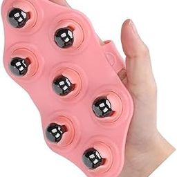 Emcapt 3D 7 Roller Massager Manual Hand Roller Glove With Balls 360 Rotation Ball Muscle Relax Slimming Massage Glove Full Body Finger Roller Ball Massage Roller(Massage Roller),Multicolour-image-46