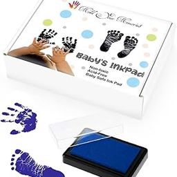 Mold Your Memories R m Enterprises Baby's Reusable Pad for Hand and Foot Impression (Blue)-image-34