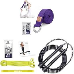Boldfit Yoga Belt, Material: Cotton Blend, Length: 8ft, Width: 15inch, Buckle: D-Ring Metal, Strength: 500kg Test, Washing: Machine Safe-image-13