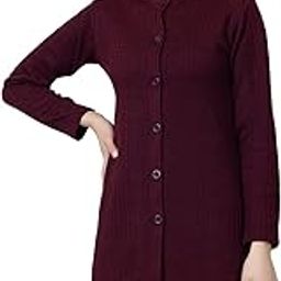 Womens Woolen Long Cardigan Sweater for Women Winter wear for Ladies M to 4XL-image-90