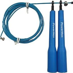PowerMax Fitness JP-5 Exercise Speed Jump Rope with Adjustable Cable, Anti-Slip Aluminium Handles, Workout Skipping Rope for Men, Women & Kids-19