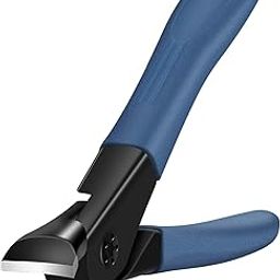Youstylo Nail Clippers for Thick Nails, Wide Jaw Toenail Clippers, Robust & Sharp Curved Fingernail Clippers for Men and Women (Blue)-30