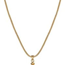 One Gram Micro Gold Plated Men Style Lord Jesus Cross Pendant Chain For Mens And Womens (18 inch)(DC-1133)-11