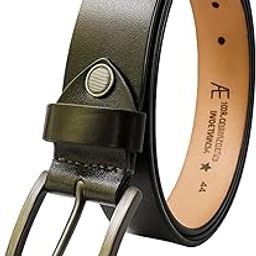 Original Pure Brown Genuine Leather Belt – Classic Design for Formal & Casual Wear-image-91