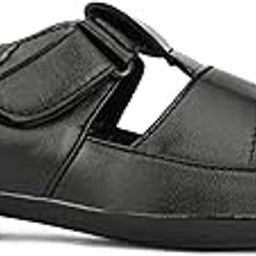 Maxx Shoes Men's Stylish Black Formal Sandals | Comfortable & Durable Office Wear SND_03-image-32