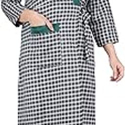 Hydes Babydoll® Thick Cots wool Robe for winter, Housecoat, Sleepwear, Night Gown for Women Ladies, Front Open Adjustable-image-62