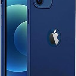 Amozo Ultra Slim Soft TPU Flexible Camera Protection Back Case Cover for iPhone 12/12 Pro (Soft|TPU|Blue)-image-33