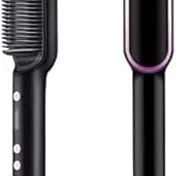Attachh Hair Straightener Comb for Women & Men, Hair Styler, Straightener Machine Brush/PTC Heating Electric Straightener with 5 Temperature Control Hair Straightener (multicolour)-image-39