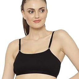 Sports 1492 Sports Bra for Women (34 B, Black)-image-1