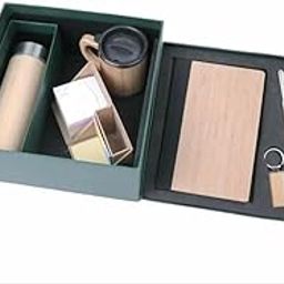 Office Desk Gift Set, 4-in-1 with Notebook, Glass Mug, Plant Tube, Desk Organiser-image-45