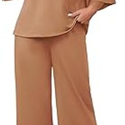 Womens Plus Size Summer Co Ord Set Track suits.Top and Pajama Set with Stretchable Waistband | Stylish Airport Outfit for Women | Western Track Suit Co-Ord Set for Casual Wear.-picture-16