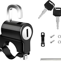 Openja Motorcycle Helmet Anti-Theft Lock, Motorbike and Bicycle Helmet Safety Lock with Two Keys, Handlebar Mounting Tamper-Proof Helmet Security Lock, Motorcycle Accessories.-image-41