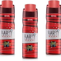 Riya Unisex Body Spray Deodorant Pack Of 3 200 Ml Each-image-52