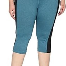 Women Plus Size Yoga Gym Sport Workout Regular Fit Capri-image-24