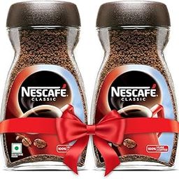 Nes'Cafe Classic Instant Coffee Powder | Great start to your morning | 100% Pure Coffee | 190g (Pack of 2) Jar-image-13