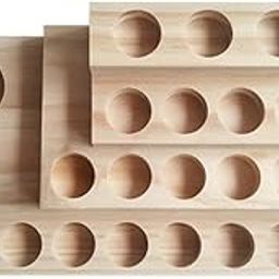 Milaan Essential Oil Storage Rack Display Stand Aromatherapy Wood Rack Holder 05-image-66