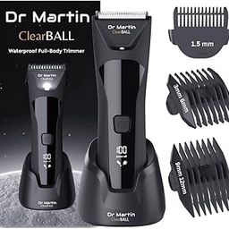 Manspot Groin Hair Trimmer For Men, Electric Ball Trimmer/Shaver, Replaceable Ceramic Blade Heads, Waterproof Wet/Dry Groin & Body Shaver Groomer, 90 Minutes Shaving After Fully Charged (Clearball)-image-17