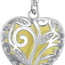 Glow-in-The-Dark Fairy Frozen Tear Natural Concept Silver Plated Pendant Valentine's Day Gift for Men & Women-image-31