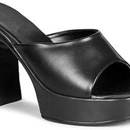 Women's Fashion Sandal, Synthetic Leather, Comfortable and Stylish Wedges| Soft Cushion Footbed For Women & Girls | For Casual Wear & Formal Wear Occasions 4 inches heel-image-29