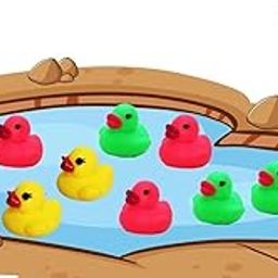 CHUBIES - Colorful Rubber Duck Set, 10 Pieces, Bath Toys for Kids-image-14