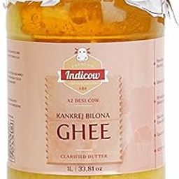 Indicow Foods Kankrej Bilona A2 Cow Ghee 1L | Bilona Method | Grass Fed, Hand Churned, 100% Pure and Preservative Free…-image-22