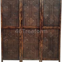 Wooden Room Partition/Screen/Room Divider/Room Separator for Livng Room Bedroom Home Office Restarurant Hallway 6 Feet Height 20Inches Wide-picture-16