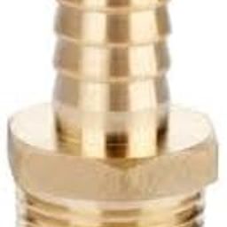 GK MART 1/4" inch BSP male Thread x 10 mm Brass Hose Coller Adapter for Air Gas Water Hoses - 1 No-image-25