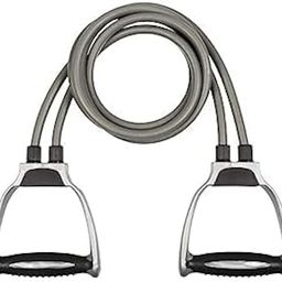 ALCHEMY Resistance Band, Toning Tube with D Handle for Exercise Workout, Eco-friendly Latex Material, 46 Inches Long, 4 Inches Width, Ideal for Yoga, Pilates, Strength Training-image-24