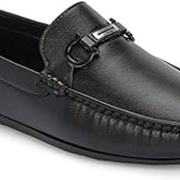 Men's Classic Leather Driving Moccasin Loafers, Slip-On Comfort Shoes, Black-picture-16